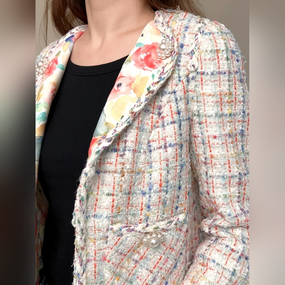 Sold Out Edward Achour Tweed Jacket in size FR38 - Picture 7 of 9